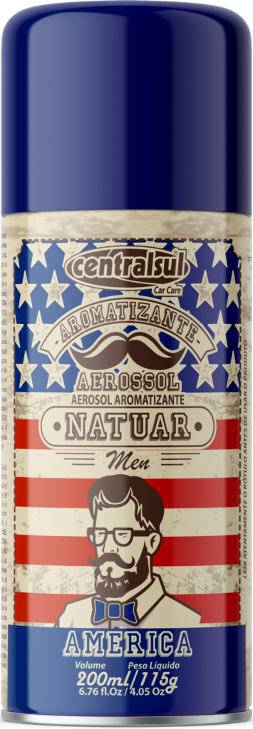 Aromatizante Aerossol Men America 200ml - Centralsul Química