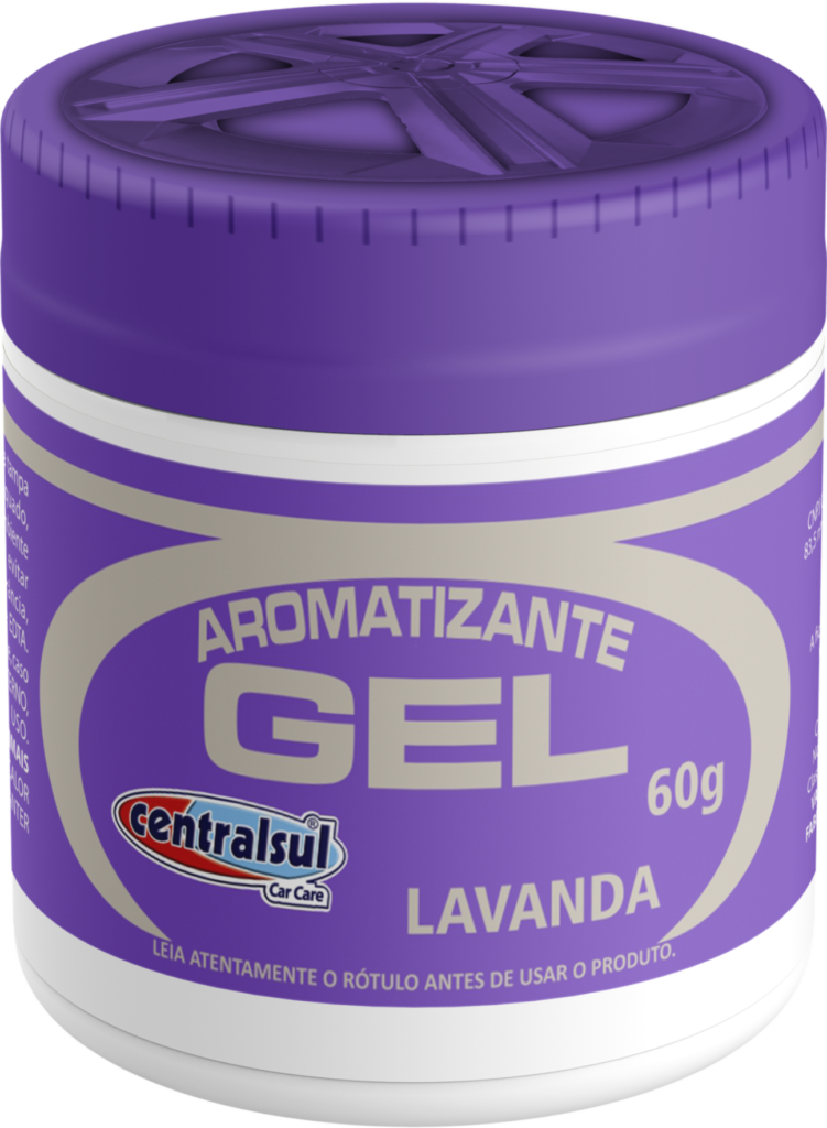 Aromatizante Gel Lavanda 60g Centralsul Química