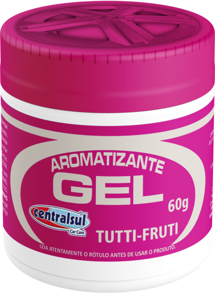 Aromatizante Gel Tutti Frutti 60g Centralsul Química