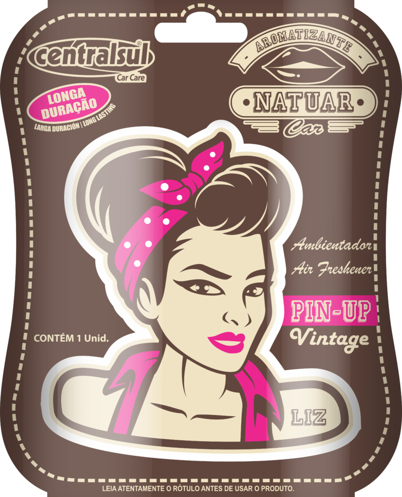 Aromatizante Miniatura Liz Pin Up Vintage Centralsul Química