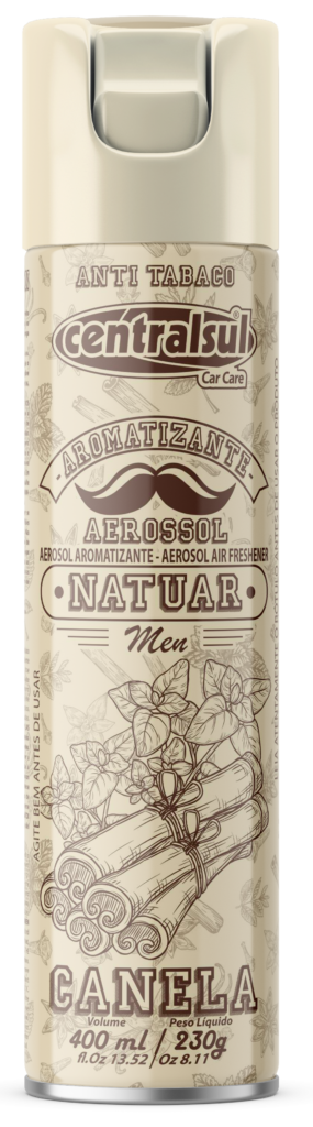 Aromatizante Natuar Canela Anti Tabaco 400ml Centralsul Química