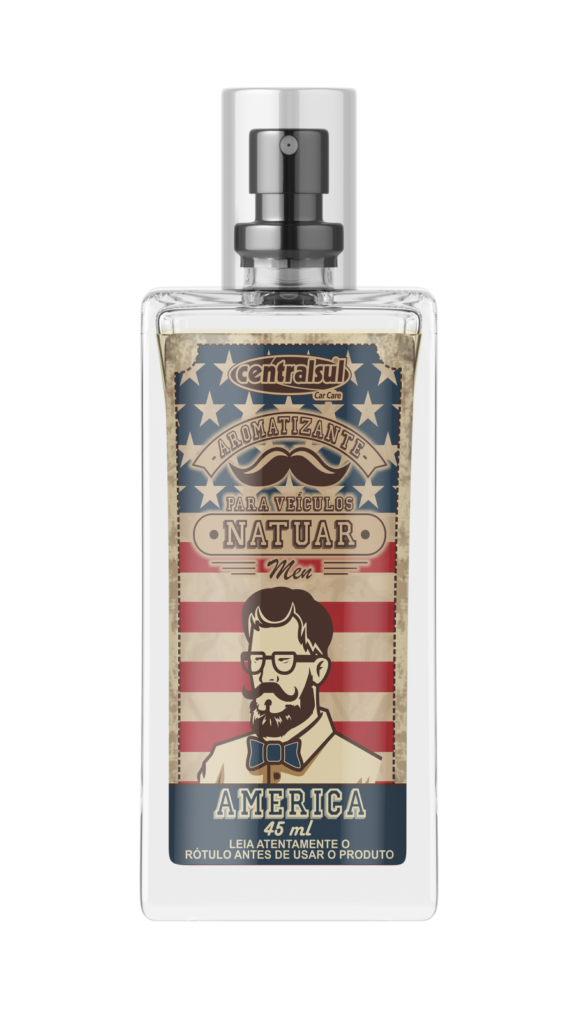 Aromatizante Natuar Men America 45ml - Centralsul Química