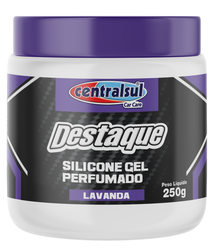 Destaque Silicone Gel Lavanda 250g Centralsul Química