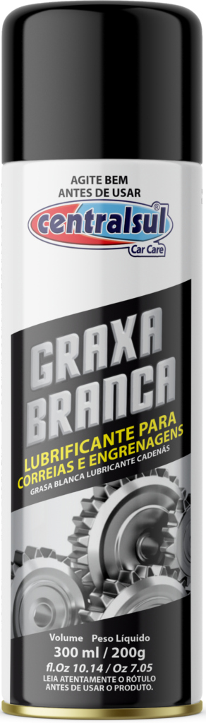 Graxa Branca Aerossol 300ml Centralsul Química