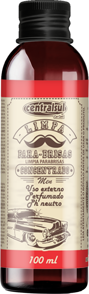 Limpa Parabrisas Men 100ml Centralsul Química