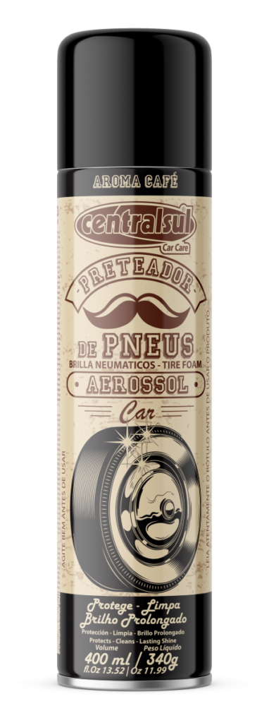 Preteador de Pneus Aerossol Men 400ml Centralsul Química