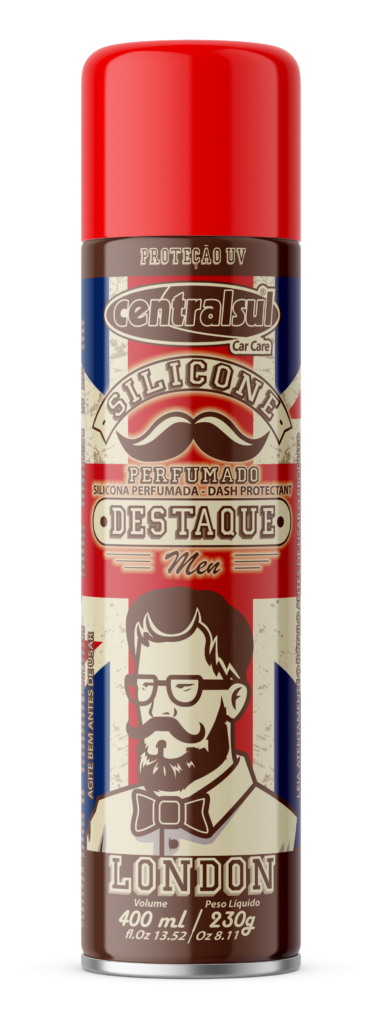 Silicone Aerossol Men London 400ml Centralsul Química